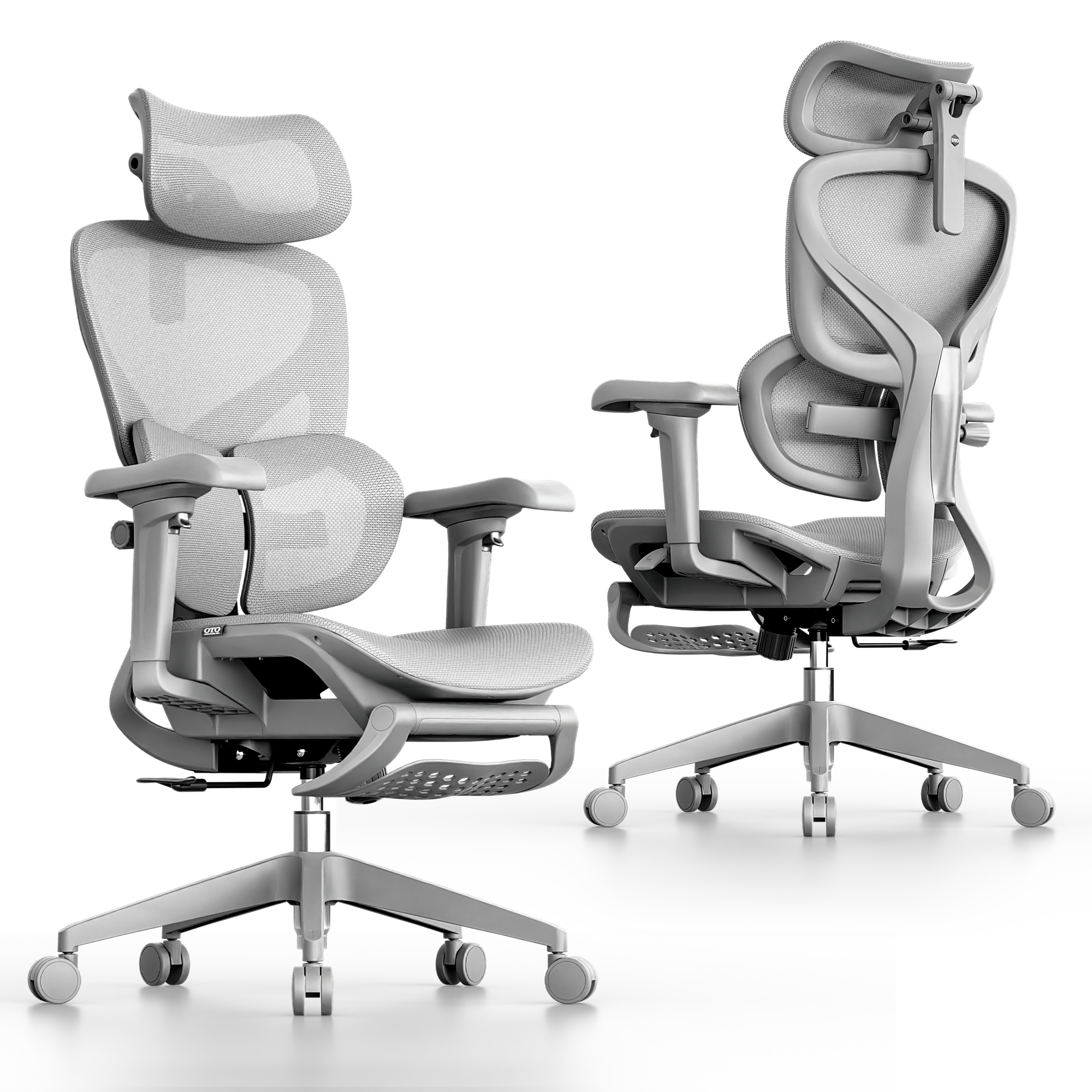 OTO Zenpex Ergonomic Office Chair for Home Office & Gaming - Gray