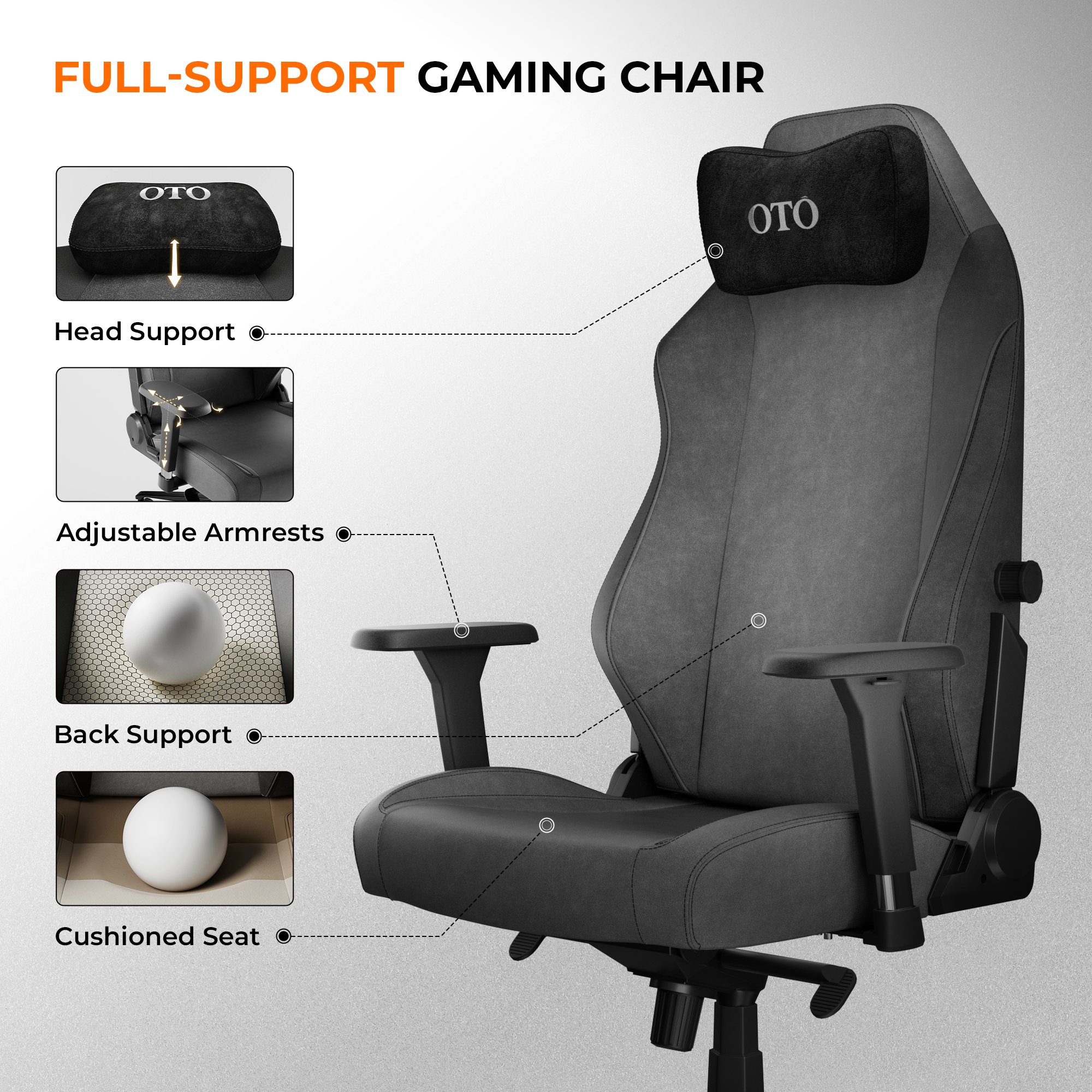 OTO Arena 3 Pet-Friendly Ergonomic Gaming Chair
