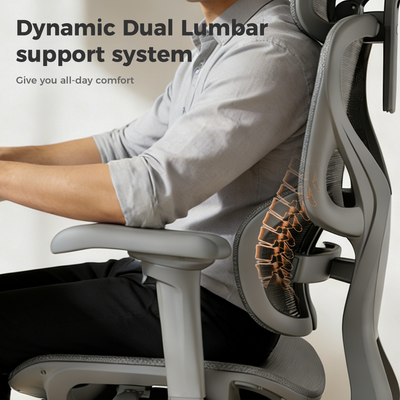 OTO Zenpex Ergonomic Office Chair for Home Office & Gaming - Gray