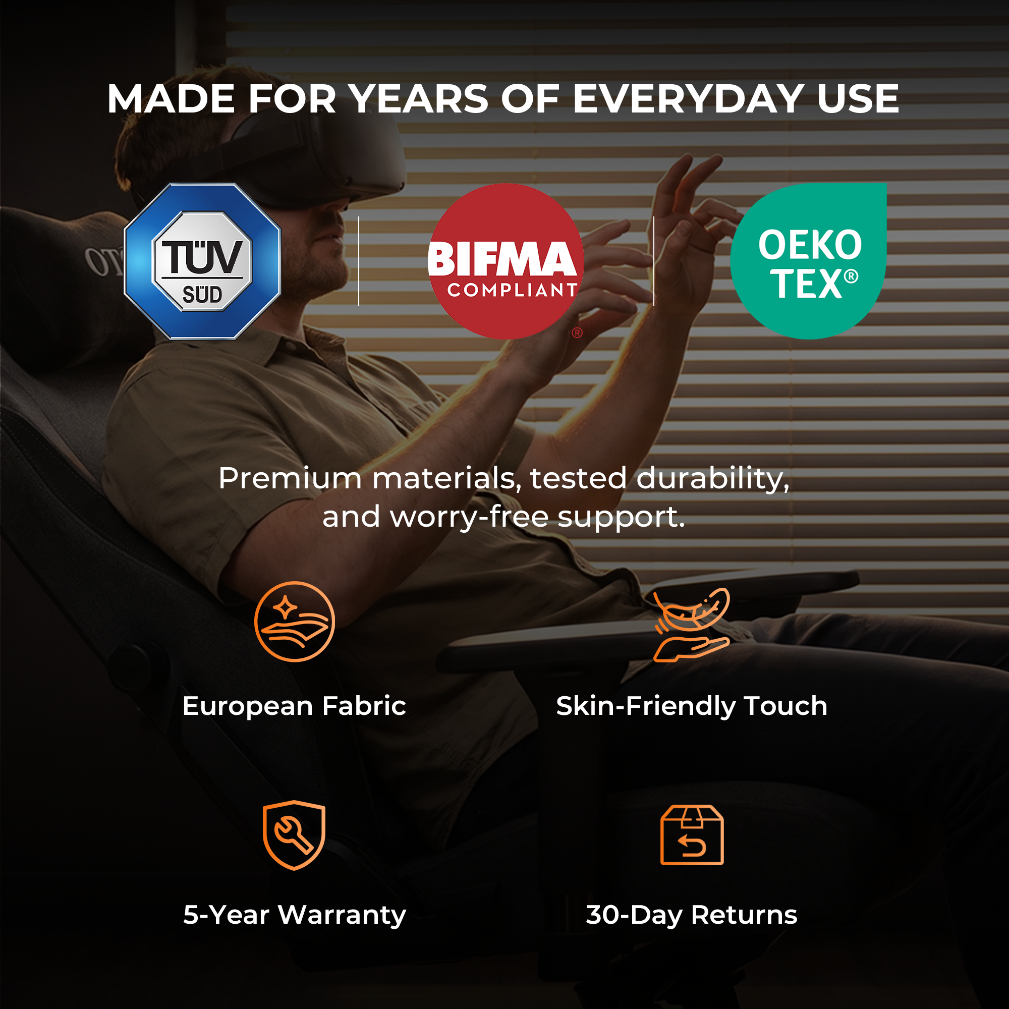OTO Arena 3 Pet-Friendly Ergonomic Gaming Chair