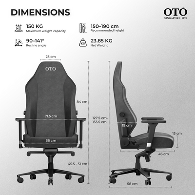OTO Arena 3 Pet-Friendly Ergonomic Gaming Chair